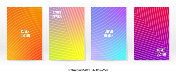 Afiche mínimo. Pastel Suave. Juego de degradado de arcoiris. Fondo de color gráfico. Textura de malla borrosa. Banner Vector Moderno. Resumen Papel de escritorio brillante. Cubierta de tecnología de degradado. Diseño de plantillas móviles.