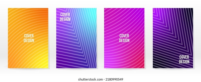 Minimal Poster. Pastel Soft. Rainbow Gradient Set. Graphic Color Background. Blurred Mesh Texture. Vector Modern Banner. Abstract Bright Wallpaper. Gradient Technology Cover. Mobile Template Design.