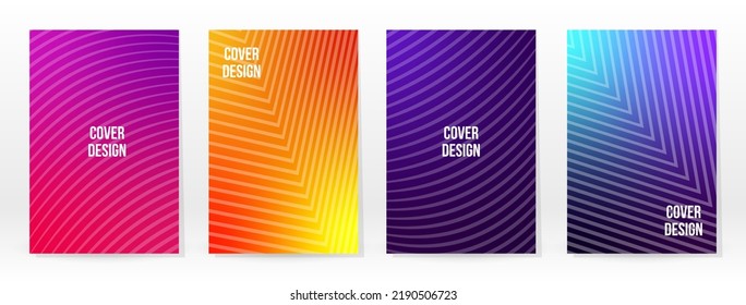 Minimales Poster. Pastellweich. Rainbow Gradient Set. Grafikfarbener Hintergrund. unscharfe Mesh-Textur. Vector Modern Banner. Abstrakte helle Tapete. Gradient Technology Cover. Design für mobile Vorlagen.
