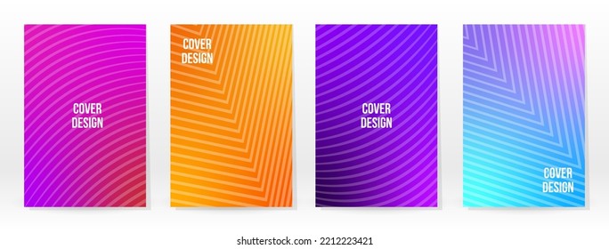 Minimal Poster. Pastel Soft. Rainbow Gradient Set. Graphic Color Background. Blurred Mesh Texture. Vector Modern Banner. Abstract Bright Wallpaper. Gradient Technology Cover. Mobile Template Design.