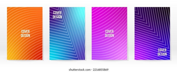 Minimal Poster. Pastel Soft. Rainbow Gradient Set. Graphic Color Background. Blurred Mesh Texture. Vector Modern Banner. Abstract Bright Wallpaper. Gradient Technology Cover. Mobile Template Design.