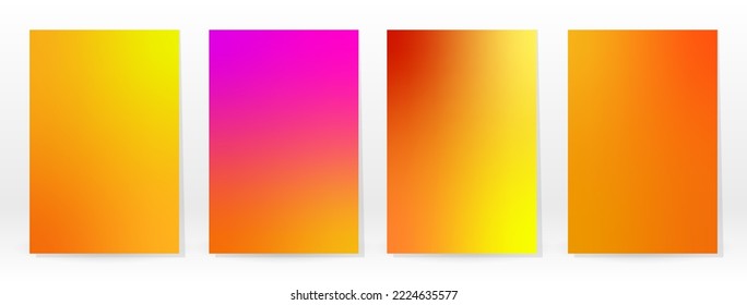 Minimal Poster. Pastel Soft. Rainbow Gradient Set. Graphic Color Background. Blurred Mesh Texture. Vector Modern Banner. Abstract Bright Wallpaper. Gradient Technology Cover. Mobile Template Design.