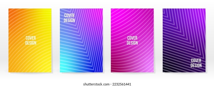 Minimal Poster. Pastel Soft. Rainbow Gradient Set. Graphic Color Background. Blurred Mesh Texture. Vector Modern Banner. Abstract Bright Wallpaper. Gradient Technology Cover. Mobile Template Design.