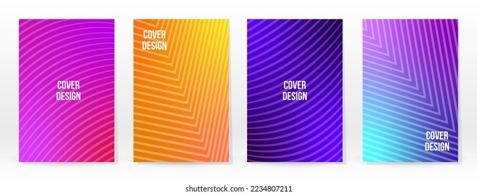 Minimal Poster. Pastel Soft. Rainbow Gradient Set. Graphic Color Background. Blurred Mesh Texture. Vector Modern Banner. Abstract Bright Wallpaper. Gradient Technology Cover. Mobile Template Design.