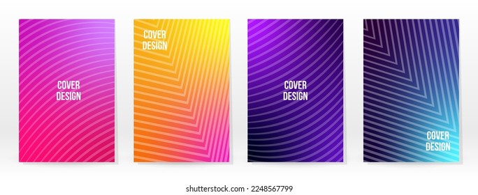 Minimal Poster. Pastel Soft. Rainbow Gradient Set. Graphic Color Background. Blurred Mesh Texture. Vector Modern Banner. Abstract Bright Wallpaper. Gradient Technology Cover. Mobile Template Design.