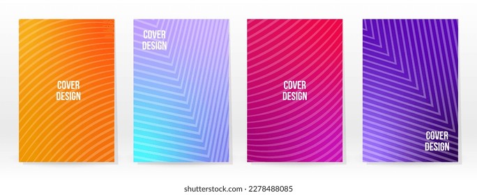 Minimal Poster. Pastel Soft. Rainbow Gradient Set. Graphic Color Background. Blurred Mesh Texture. Vector Modern Banner. Abstract Bright Wallpaper. Gradient Technology Cover. Mobile Template Design.