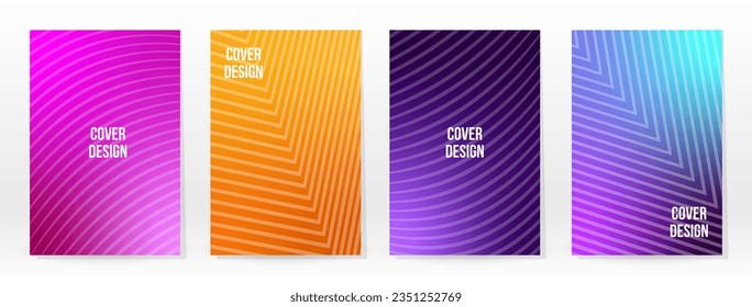 Minimal Poster. Pastel Soft. Rainbow Gradient Set. Graphic Color Background. Blurred Mesh Texture. Vector Modern Banner. Abstract Bright Wallpaper. Gradient Technology Cover. Mobile Template Design.