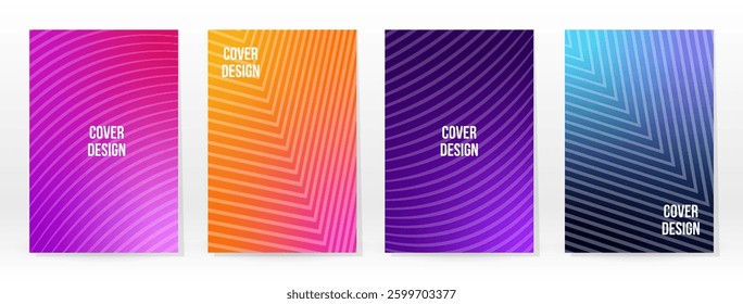 Minimal Poster. Pastel Soft. Rainbow Gradient Set. Graphic Color Background. Blurred Mesh Texture. Vector Modern Banner. Abstract Bright Wallpaper. Gradient Technology Cover. Mobile Template Design.