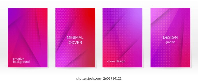 Minimal Poster. Pastel Soft. Rainbow Gradient Set. Graphic Color Background. Blurred Mesh Texture. Vector Modern Banner. Abstract Bright Wallpaper. Gradient Technology Cover. Mobile Template Design.