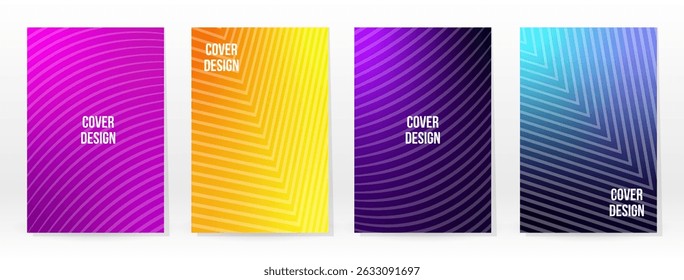 Minimal Poster. Pastel Soft. Rainbow Gradient Set. Graphic Color Background. Blurred Mesh Texture. Vector Modern Banner. Abstract Bright Wallpaper. Gradient Technology Cover. Mobile Template Design.