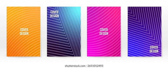 Minimal Poster. Pastel Soft. Rainbow Gradient Set. Graphic Color Background. Blurred Mesh Texture. Vector Modern Banner. Abstract Bright Wallpaper. Gradient Technology Cover. Mobile Template Design.