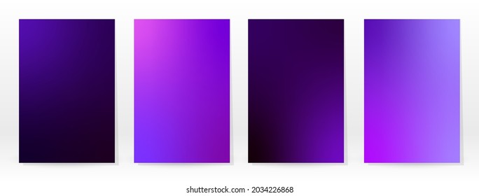 Minimal Poster. Pastel Soft. Violet Gradient Set. Graphic Color Background. Blurred Mesh Texture. Vector Modern Banner. Abstract Bright Wallpaper. Gradient Technology Cover. Mobile Template Design.