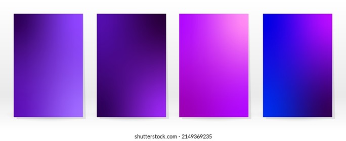 Minimal Poster. Pastel Soft. Violet Gradient Set. Graphic Color Background. Blurred Mesh Texture. Vector Modern Banner. Abstract Bright Wallpaper. Gradient Technology Cover. Mobile Template Design.