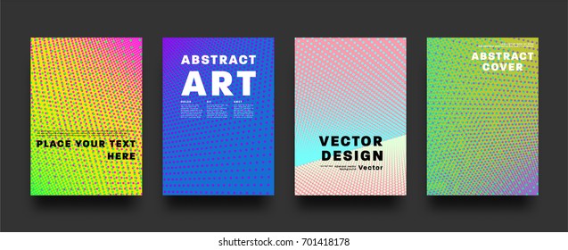 Minimal Posters and Placards Cover Designs Set | Geometric Patterns and Elements