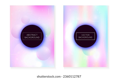 Minimal Presentation. Hologram Shape. Minimalist Design. Space Concept. Dynamic Flyer. Blue Light Pattern. Summer Dots. Soft Halftone Magazine. Violet Minimal Presentation