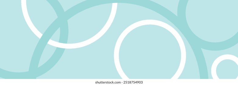 Fondo pastel azul de la Plantilla de la presentación mínima con la combinación blanca moderna de los Elementos del círculo.