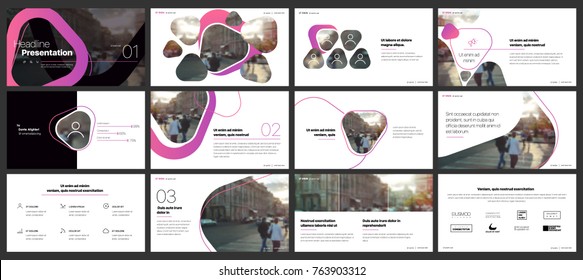 Minimal presentation templates elements on a white background. Vector infographics. Use in Presentation, flyer and leaflet, corporate report, marketing, advertising, annual report, banner.