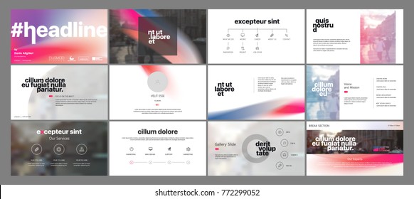 Minimal Presentation templates elements on a white background. Vector infographics. Use in Presentation, flyer and leaflet, corporate report, marketing, advertising, annual report, banner.