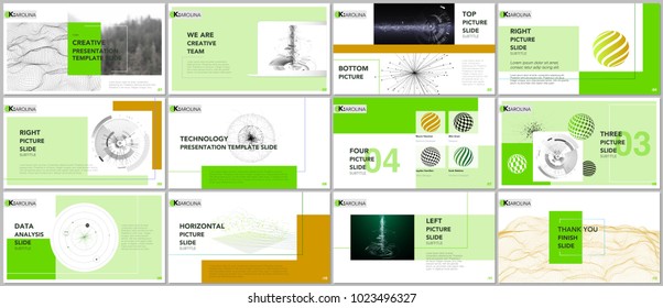 Minimal presentation templates. Tech elements on white background. Technology sci-fi concept vector design. Presentation slides for flyer, leaflet, brochure, report, marketing, advertising, banner