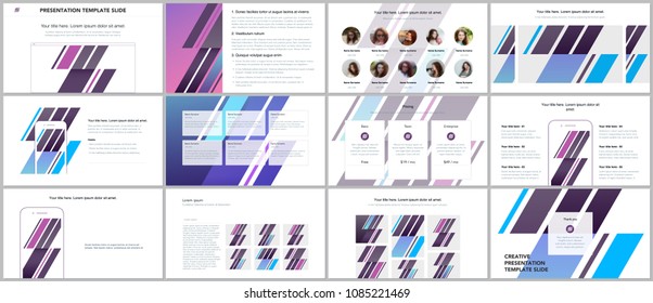 Minimal presentations, portfolio templates. Simple elements on white background. Brochure cover vector design. Presentation slides for flyer, leaflet, brochure, report, marketing, advertising