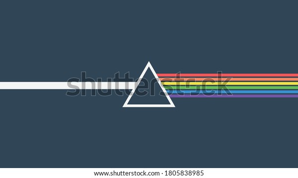 Minimal Prism Wallpaper\
Rainbow Design