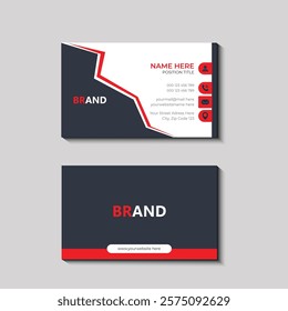 Minimal and Professional Business Card design template