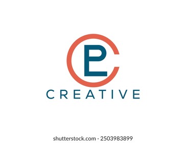 Minimal and professional letter L P C logo design template