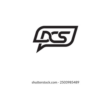 Minimal and professional letter P C S logo design template