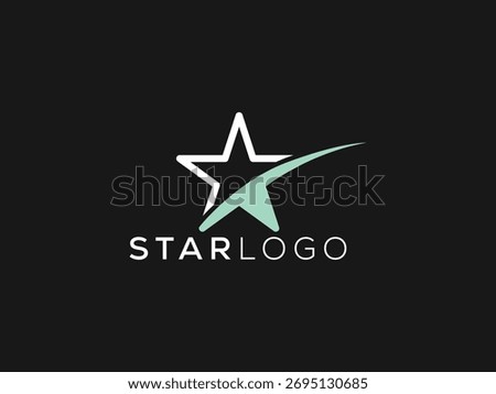 Minimal and professional star Logo design