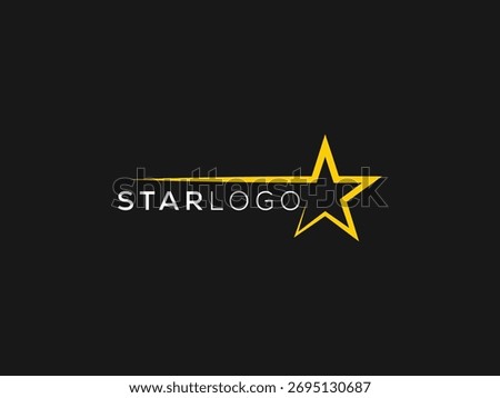 Minimal and professional star Logo design