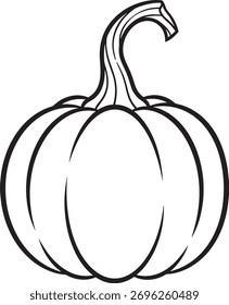 Paquete de arte de línea de Halloween de calabaza y fantasma mínimo