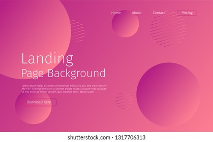 Minimal purple circle background for poster, leaflet, flyer, web, and landing page. Eps10 vector