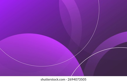 Fondo geométrico púrpura mínimo. Ilustración vectorial