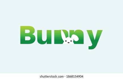 Minimal Rabbit Bunny Logo Design