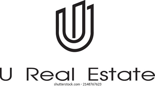 Diseño de logotipo mínimo inmobiliario 