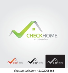 plantilla mínima de logotipo inmobiliario - vector 