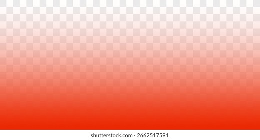 Minimal red fade effect on transparent background, perfect for digital and print creative projects.