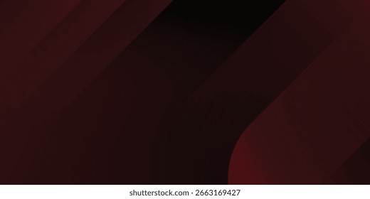 Minimaler geometrischer Hintergrund. Modernes Design mit glänzendem roten Farbverlauf und diagonalen Formen. 