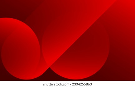 Minimal red geometric background. Vector illustration