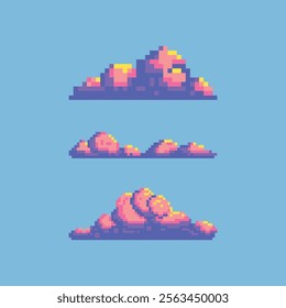 Minimal Retro pixel game elemental