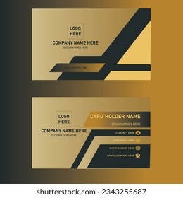 Minimal Retro Unique Artistic Business Card Template Design