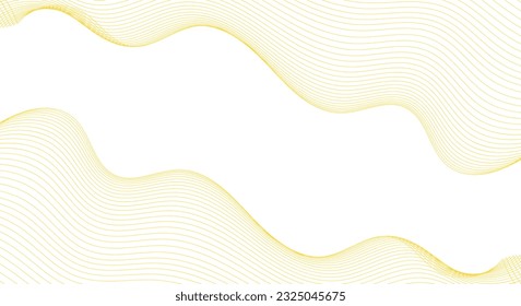 minimale runde Linien abstrakter Hintergrund. Dünner, scharfer abstrakter Vektorhintergrund. Kurve Welle nahtloses Muster. Strickte Grafikvorlage für Stricklinien