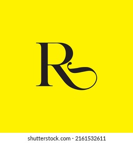 Minimal RS Logo Template, Creative RS Logo Design Vector