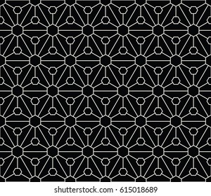 minimal sacred geometry graphic seamless pattern print