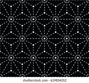 Minimal Sacred Geometry Graphic Seamless Pattern Print