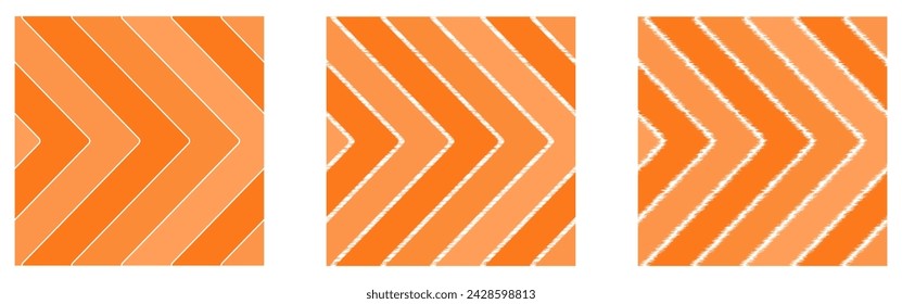 minimal salmon fillet texture seamless pattern, stripes salmon, zigzag pattern, applicable for fish packaging, sushi restaurants and menu design, omakase, vector illustration