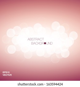 Minimal scalable shiny bokeh light background for web pages, brochures, layouts - pink edition