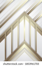 escena mínima con formas geométricas. fondo café café café abstracto, diagonal, triángulo y forma vertical, textura se puede utilizar para papel tapiz, fondo de página web, texturas superficiales. diseño vertical
