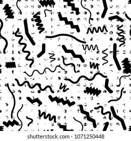 minimal Seamless pattern 80's - 90's years memphis design ..retro texture for your design.illustration can be used for background.