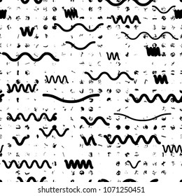 minimal Seamless pattern 80's - 90's years memphis design ..retro texture for your design.illustration can be used for background.